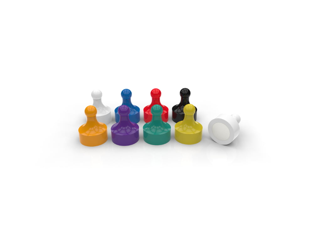 NdFeB memo magnet with plastic case